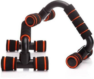 VATSMART PUSHUP STAND WITH FOAM GRIP HANDLE Push-up Bar(Black, Orange)