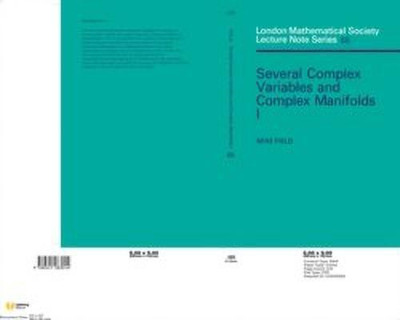 Several Complex Variables and Complex Manifolds I(English, Paperback, Field Mike)