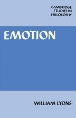 Emotion(English, Hardcover, Lyons William)