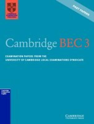 Cambridge BEC 3(English, Paperback, University of Cambridge Local Examinations Syndicate)
