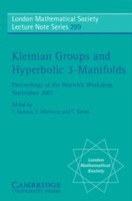 Kleinian Groups and Hyperbolic 3-Manifolds(English, Paperback, unknown)