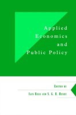 Applied Economics and Public Policy(English, Hardcover, Begg Iain)