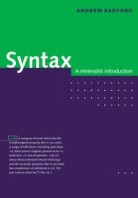 Syntax(English, Paperback, Radford Andrew)