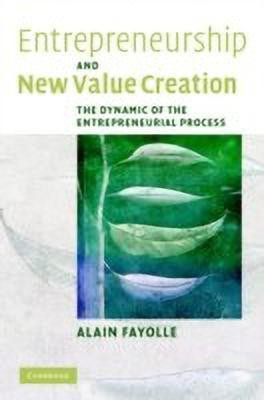 Entrepreneurship and New Value Creation(English, Hardcover, Fayolle Alain)