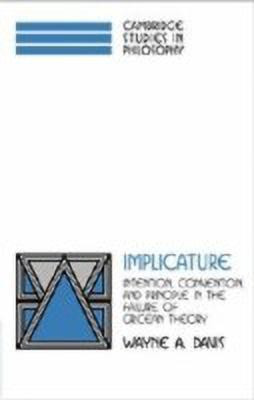 Implicature(English, Hardcover, Davis Wayne A.)