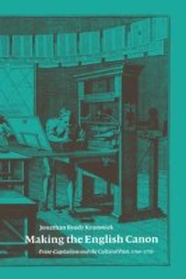 Making the English Canon(English, Hardcover, Kramnick Jonathan Brody)