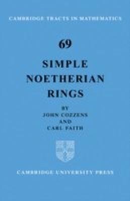 Simple Noetherian Rings(English, Hardcover, Cozzens John)