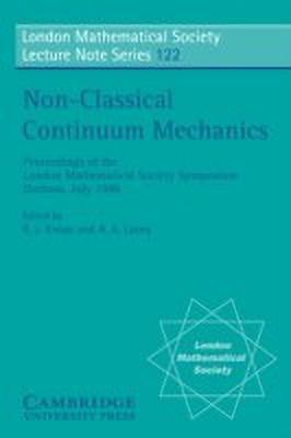 Non-Classical Continuum Mechanics(English, Paperback, unknown)
