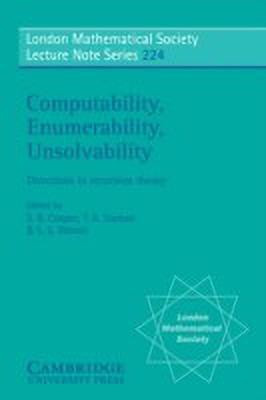 Computability, Enumerability, Unsolvability(English, Paperback, unknown)