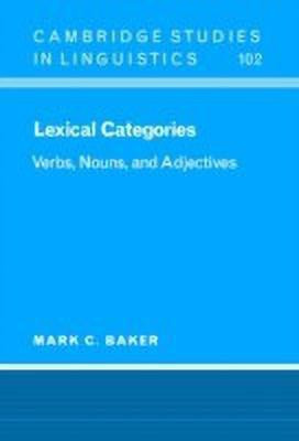 Lexical Categories(English, Hardcover, Baker Mark C.)