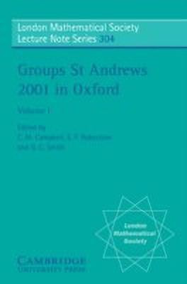 Groups St Andrews 2001 in Oxford: Volume 1(English, Paperback, unknown)