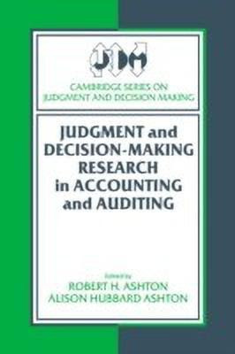 Judgment and Decision-Making Research in Accounting and Auditing(English, Hardcover, unknown)