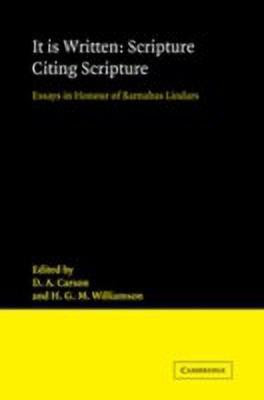 It Is Written: Scripture Citing Scripture(English, Hardcover, unknown)