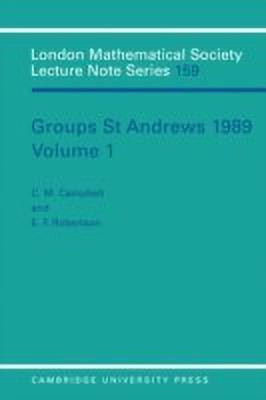 Groups St Andrews 1989: Volume 1(English, Paperback, unknown)