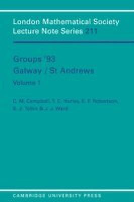 Groups '93 Galway/St Andrews: Volume 1(English, Paperback, Campbell C. M.)