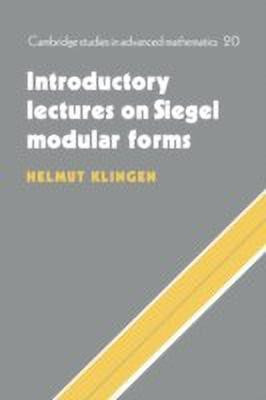 Introductory Lectures on Siegel Modular Forms(English, Hardcover, Klingen Helmut)