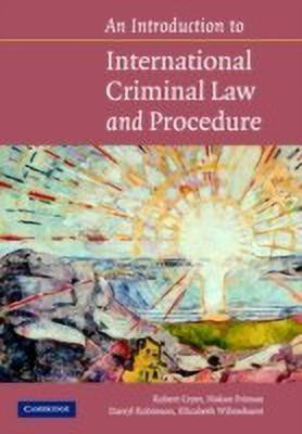An Introduction to International Criminal Law and Procedure 1 Edition(English, Paperback, Cryer Robert)