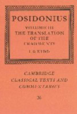 Posidonius: Volume 3, The Translation of the Fragments(English, Hardcover, Posidonius)