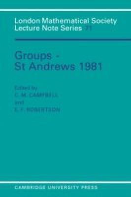 Groups - St Andrews 1981(English, Paperback, unknown)
