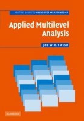 Applied Multilevel Analysis(English, Hardcover, Twisk Jos W. R.)