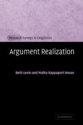 Argument Realization(English, Paperback, Levin Beth)