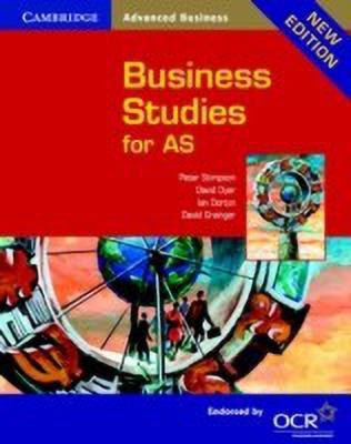 Business Studies for AS OCR(English, Paperback, Stimpson Peter)