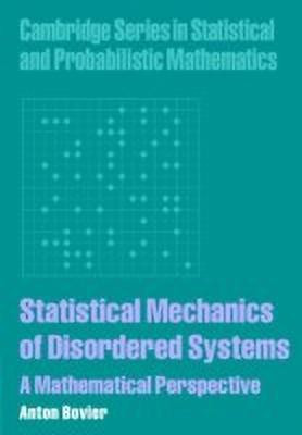 Statistical Mechanics of Disordered Systems(English, Hardcover, Bovier Anton)
