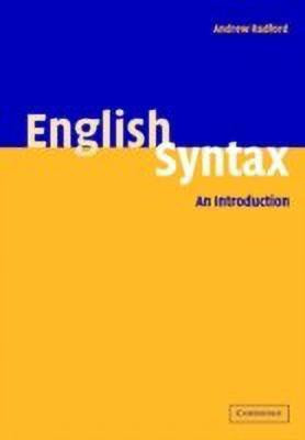 English Syntax(English, Hardcover, Radford Andrew)