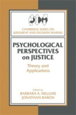 Psychological Perspectives on Justice(English, Hardcover, unknown)
