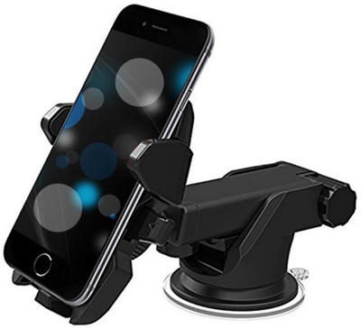 RHONNIUM Car Mobile Holder for Dashboard, Windshield, Anti-slip(Black)