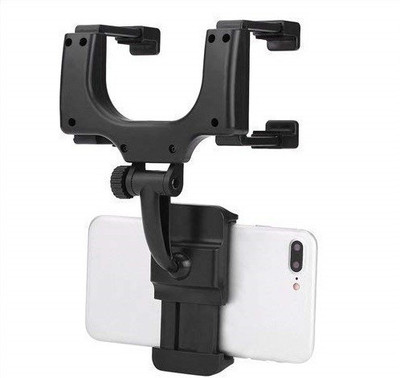 RHONNIUM Car Mobile Holder for Clip, Windshield, Anti-slip(Oil Black)