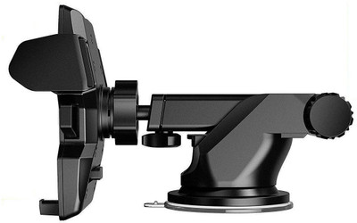 RHONNIUM Car Mobile Holder for Dashboard, Anti-slip, Clip, Windshield(Jet Black)