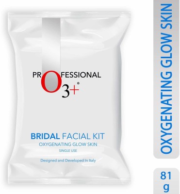 O3+ Bridal Facial Kit Oxygenating Glow Skin for Deep Cleansing(10 x 8.1 g)