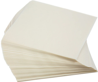 Bake world White 10X10 inch Butter Paper Parchment Paper for Baking Pan Liners 100 Sheets Silicone Treated (100) Parchment Paper(Pack of 100, 1 m)