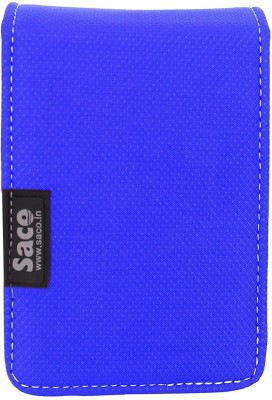 Saco Pouch for Western Digital WD 1TB/ 1.5TB Elements Hard Disk Drive Case (Maximum Size 12.5 x 8.8 cm)(Blue, Shock Proof, Pack of: 1)