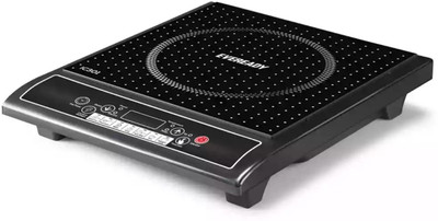 Eveready Powerful Induction Cooktop (Black, Push Button)