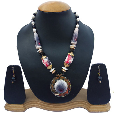 PRASUB Alloy Titanium Multicolor Jewellery Set(Pack of 1)