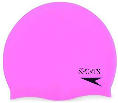 Innayat Unisex Silicon Flat Swim cap Swimming Cap(Pack of 1)