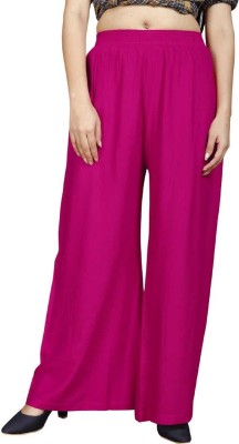 fheo Regular Fit Women Pink Trousers