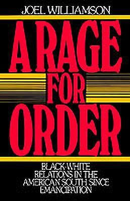 A Rage for Order(English, Paperback, Williamson Joel)