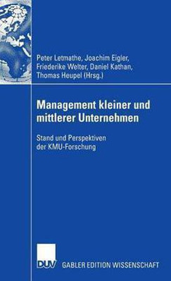 Management kleiner und mittlerer Unternehmen(German, Hardcover, unknown)