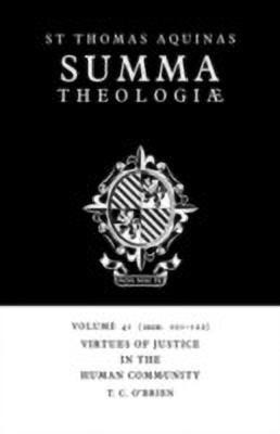 Summa Theologiae: Volume 41, Virtues of Justice in the Human Community(English, Hardcover, Aquinas Thomas)