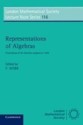 Representations of Algebras(English, Paperback, unknown)