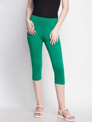 Rozy collection Rozy LEG017 Women Reversible Green Capri