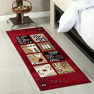shopgallery Red Jute Runner(2 ft,  X 5 ft, Rectangle)