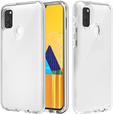 Case Creation Back Cover for Samsung Galaxy A21s Soft Phone Case Slim Cover with flexible TPU Technology(Transparent, Camera Bump Protector, Silicon)