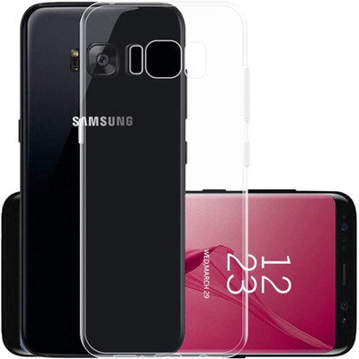 CASE CREATION Back Cover for Samsung Galaxy S8 Plus Soft Phone Case Slim Cover with flexible TPU Technology(Transparent, Camera Bump Protector, Silicon, Pack of: 1)