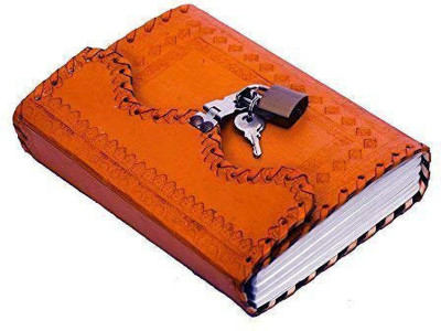 Znt Bags na A5 Diary Unruled 200 Pages(Orange)