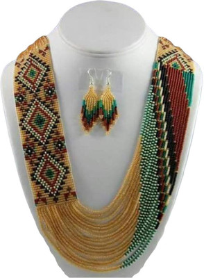 Lifefashion Glass Multicolor Jewellery Set(Pack of 1)