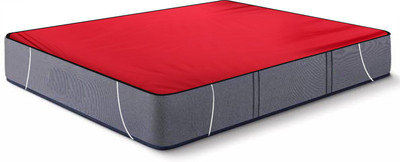 The Furnishing Tree Elastic Strap Single Size Waterproof Mattress Cover(Red)
